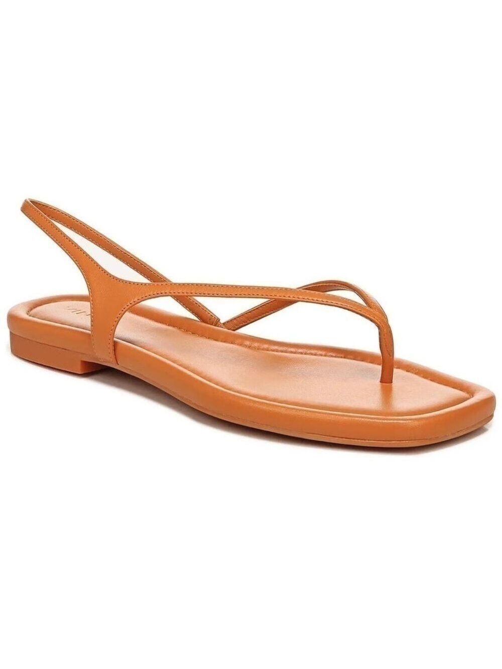 Nib Vince Deana Leather Slingback Thong Strappy Sandals